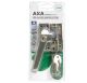 AXA Veiligheids Raamsluiting (model 3319) Aluminium Satin Inox geslepen LD OUTLET