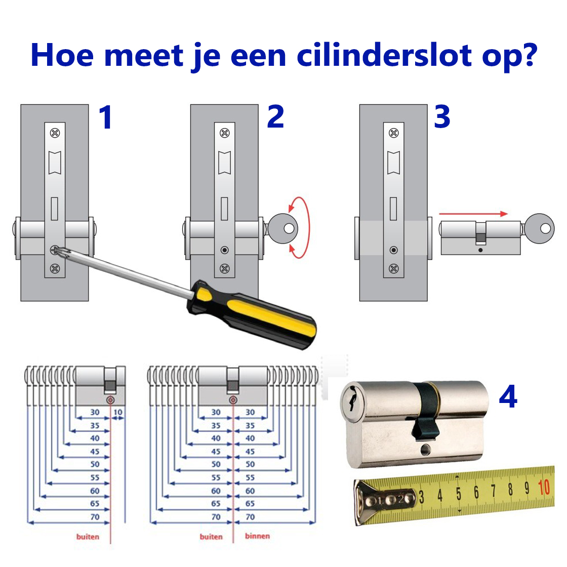 niveau Of later binnenkomst Cilinderslot vervangen - Haverkampshop.nl