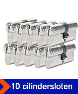 10 cilindersloten