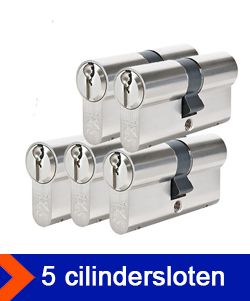 5 cilindersloten