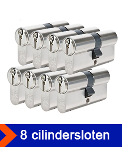 8 cilindersloten