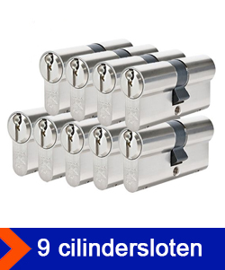 9 cilindersloten